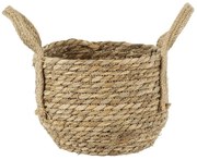 Καλάθι Διακοσμητικό Paros 20275 Φ19x15cm Beige GloboStar Grass