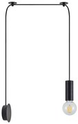 Φωτιστικό Τοίχου Adept Tube 77-8809 20x11x300cm 1xE27 60W Black Homelighting