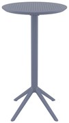 SKY DARK GREY BAR Φ60Χ108εκ.ΠΤΥΣ/ΝΟ ΤΡΑΠ. ΠΟΛ/ΝΙΟΥ