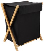 Καλάθι Απλύτων (46x35x58) T-D 8714103 Black/Bamboo
