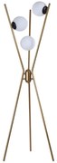 Φωτιστικό Δαπέδου 534LUN5355 50x155cm 3xE27 40W Gold-White Opviq