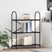 vidaXL Ράφι Βιβλίων Μαύρη δρυς 80 x 30 x 109 εκ Επεξεργασμένο ξύλο