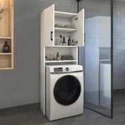 Έπιπλο πλυντηρίου Holton Megapap χρώμα λευκό 65,5x30x180εκ.