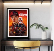 Πόστερ &amp; Κάδρο Max Verstappen F054 21x30cm Εκτύπωση Πόστερ (χωρίς κάδρο)