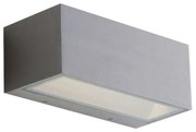 Φωτιστικό Τοίχου - Απλίκα Twin LED-W-TWIN-XL NIK 40W Led 30x10,8x12cm Nickel Intec