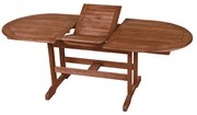 Τραπέζι Οβάλ STA-15/20 RED Brown 90X200X72 cm