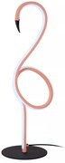Φωτιστικό Επιτραπέζιο Lucide 05545-06-66 FLAMINGO Ροζ (Pink)|Μαύρο Ματ (Black Mat)