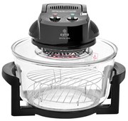 Φουρνάκι Ρομποτ Crystal Cook 1400W 12Lt Με Αντιστάσεις Μαύρο - Estia