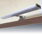 Geman Απλίκα LED Αλουμινίου για Καθρέφτη Μπάνιου 8W 4000Κ