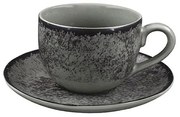 Φλυτζάνια Espresso 90ml (Σετ 6τμχ) Oriana Ferelli Grey 18274-36