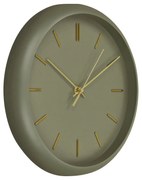 Ρολόι Τοίχου Rossano Πράσινο PVC/ Γυαλί  W30 x H30 cm HOUSE NORDIC