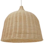 01370 GloboStar® GLOBOSTAR® BAHAMAS 01370 Boho Κρεμαστό Φωτιστικό Οροφής με Ντουί 1 x E27 AC 220-240V IP20 - Μπεζ - Μ60 x Π60 x Υ60cm
