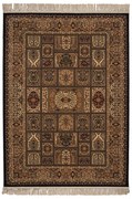 Χαλί (160x230) Βιοκαρπέτ Isfahan 3517D Black/ Black