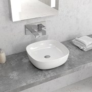 KARAG LT2184 Νιπτήρας Επικαθήμενος Λευκό Πορσελάνη