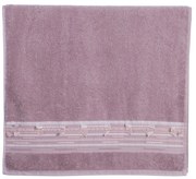 Πετσέτα Keylan Mauve Nef-Nef Homeware Προσώπου 50x90cm 100% Βαμβάκι