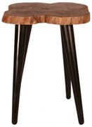 Artekko Ceos Ξύλινο Μασίφ Τραπεζάκι Σαλονιού (70x70x75)cm Artekko 995-4014