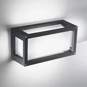 Φωτιστικό Τοίχου - Απλίκα Home LD0250G3 12,2x25x9,5cm Led 10W 3000K IP54 Dark Grey Zafferano