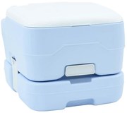 vidaXL Φορητή Τουαλέτα Κάμπινγκ Μπλε 10L Νερό 10L Δεξαμενή Απόβλητων