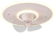 Ανεμιστήρας Οροφής White Mat 50cm Led 30w 2700-6500K 3500lm Trio Lighting Nybro R64133131