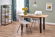 GINO table votan oak/black DIOMMI V-PL-GINO-ST-WOTAN/CZARNY DIOMMI-60-22209