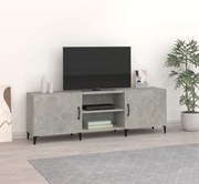 vidaXL Έπιπλο Τηλεόρασης Γκρι Σκυροδέματος 150x30x50 εκ. Επεξ. Ξύλο