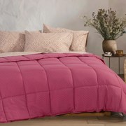 Πάπλωμα Μονό (160x220) 2 Όψεων Nef-Nef Homeware Colorfull Sangria