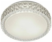 Φωτιστικό Οροφής - Πλαφονιέρα Pegasus R62421100 12W Led Φ28cm 8cm Starlight Effect White RL Lighting Acrylic