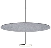 Φωτιστικό Οροφής Sky Sound 24 10570/10579 61x44,4cm Led 1250lm 18W Aluminium-Grey Pablo Designs