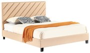 Intrahome Κρεβάτι διπλό Franky Intrahome pu μπεζ 160x200εκ | SKU: INTRAPA-380111118