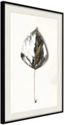 Αφίσα - Silvery Leaf - 40x60 - Μαύρο - Με πασπαρτού