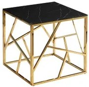 ESCADA B II TABLE II ΜΑΡΜΑΡΟ ΕΦΕ ΜΑΥΡΟ / ΧΡΥΣΟ 55X55 DIOMMI ESCADABCZMAZL