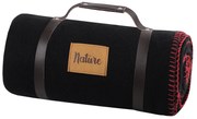 Κουβέρτα Καναπέ Fleece (130x150) S-F Dawson Μαύρο