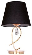 Φωτιστικό Επιτραπέζιο Aca TNK81490CG1T BASILICO Μαύρο Ματ (Black Mat)