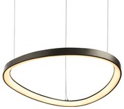 Φωτιστικό Οροφής LED Aca Harmony BR97LEDP60BKCCT Black
