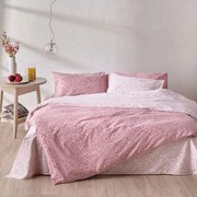 Σεντόνια Dalida 20 (Σετ 3τμχ) Dusty Pink-White Kentia Μονό 160x270cm 100% Βαμβάκι