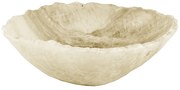 Artekko Onix Διακοσμητικό Μπολ από Όνυχα Μπεζ (25x20x10)cm Artekko 44333