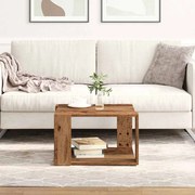 vidaXL Τραπεζάκι σαλονιού Παλαιό ξύλο 51.5 x 51.5 x 30 εκ