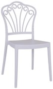 Καρέκλα KINSEY C5468 Πολυπροπυλενίου Λευκή 45,5x51,5x89,5 εκ. 45.5x51.5x89.5 εκ.