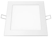 LED SLIM PANEL WHITE  SQUARE REC. 12W 4000K 1100Lm 170mm 230V Ra80 ACA PLATO1240SW