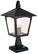 Επιδαπέδιο Φωτιστικό E27 60W IP23 Μαύρο York BL7-BLACK Elstead BL7-BLACK Μαύρο
