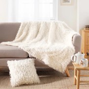 Γούνινο Διακοσμητικό Ριχτάρι Καναπέ Διθέσιου (180x220) L-C Mouton 1609567