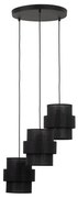 Κρεμαστό Φωτιστικό Οροφής 3xE27 15W IP20 Calisto TK Lighting-5981-Μαύρο 5981
