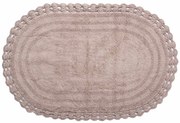 Πατάκι Μπάνιου (60x100) Silk Fashion Οβάλ Πούρου