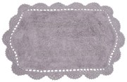 Πατάκι Μπάνιου (45x75) Viopros Τάνια Γκρι