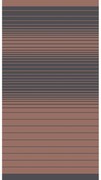 Πετσέτα Θαλάσσης (86x160) Melinen Stripes Brown