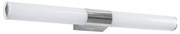 GloboStar RHEA 85827 Μοντέρνο Φωτιστικό Καθρέπτη Μπάνιου LED 14W 1582lm 360° AC 220-240V - Φυσικό Λευκό 4000K - Μ54 x Π9.5 x Υ5cm Νίκελ - Λευκό - 85827