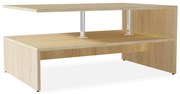 vidaXL Τραπεζάκι Σαλονιού Χρώμα Δρυς 90 x 59 x 42 εκ. Μοριοσανίδα