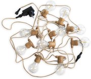 Φωτιζόμενη Γιρλάντα 10xE27 RGB IP44 2700K Allegra LUMGALLRGBNW New Garden-LUMGALLRGBNW-Μαύρο LUMGALLRGBNW