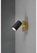 Σποτ Φωτιστικό Οροφής Τοίχου 1xGU10 Κινητό Marley Trio Lighting 802400180 Μαύρο-Χρυσό