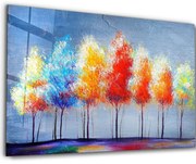 Πίνακας Γυάλινος 672BRS2348 110x70cm Multi Wallity Οριζόντιοι Γυαλί
